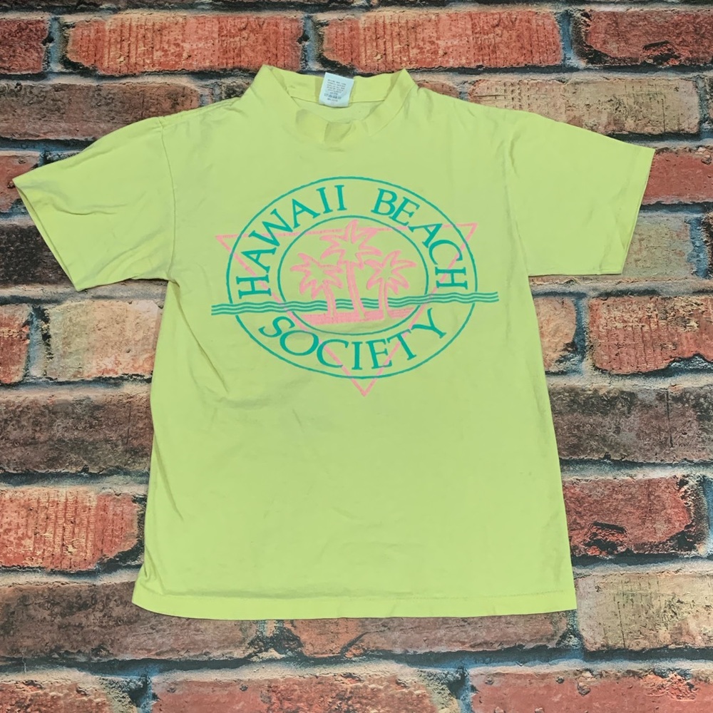 Super Vintage Hawaii Beach Society Shirt Size S